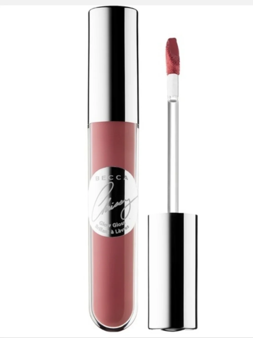 NIB BECCA x Chrissy Teigen Glow Lip Gloss in Malibu Soleil